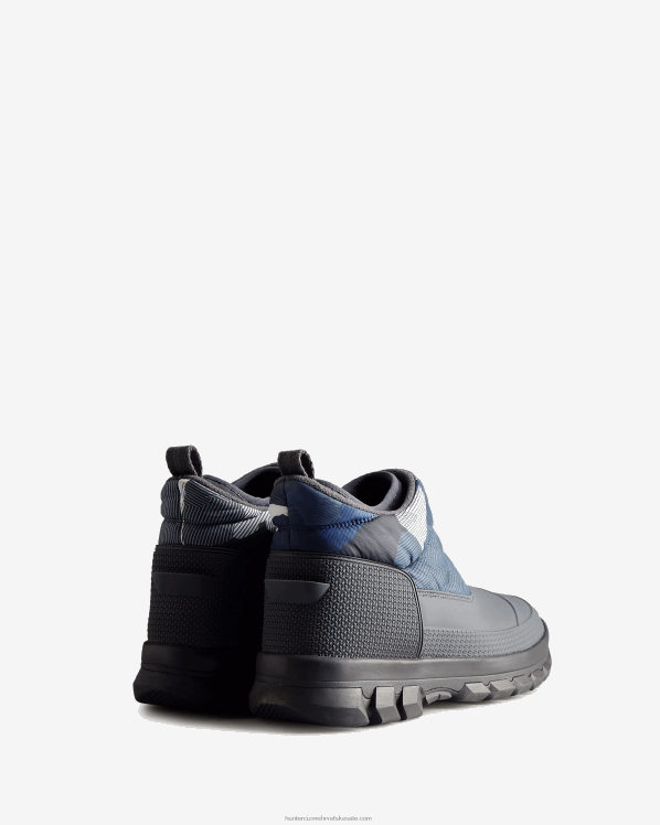 muškarci Hunter glacial cliff black ice print izolirane čizme za snijeg do gležnja FFP0T594