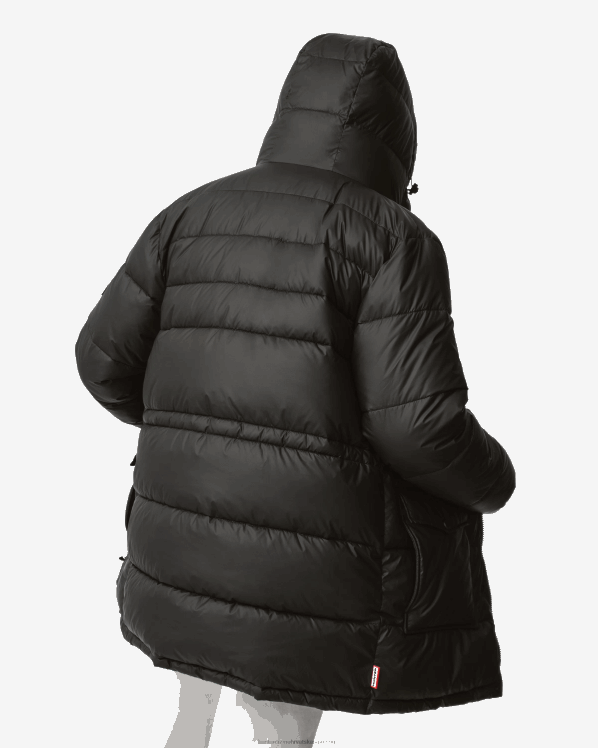 muškarci Hunter crno intrepid izolirani dugi pufer kaput FFP0T608