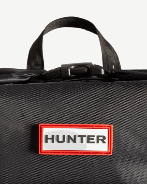muškarci Hunter crno najlonski pioneer top clip ruksak FFP0T376