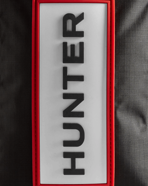 muškarci Hunter logo crne/crvene kutije torbica za telefon od recikliranog najlona za putovanja FFP0T377
