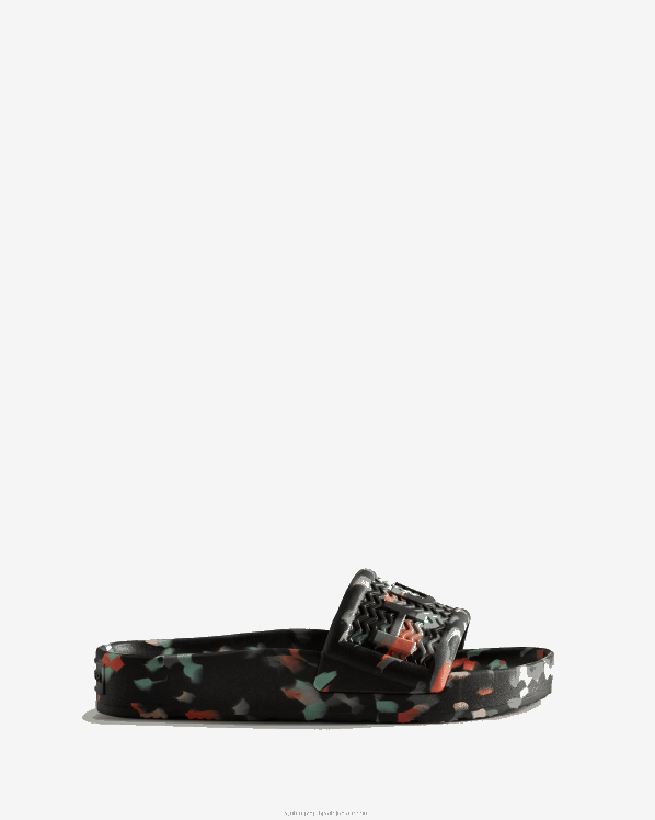 žene Hunter crno bloom mramorni tobogani FFP0T285