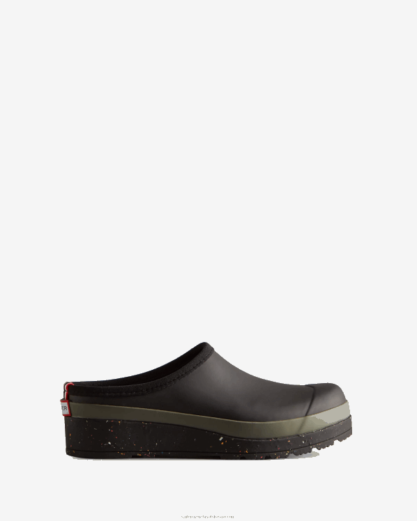 žene Hunter crna/urbano siva play speckle sole klompe FFP0T267
