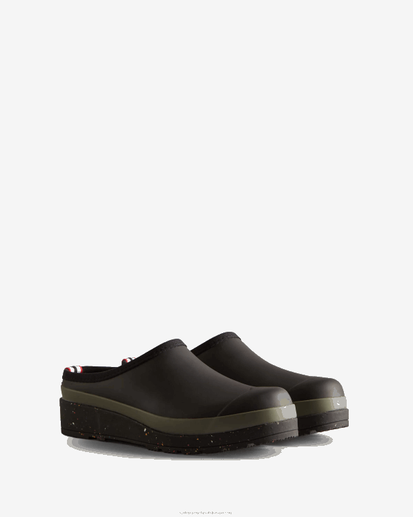 žene Hunter crna/urbano siva play speckle sole klompe FFP0T267