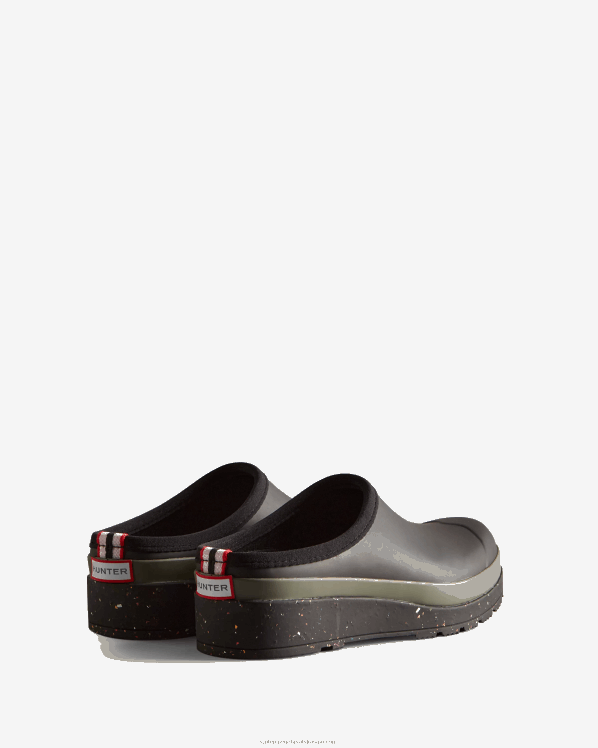 žene Hunter crna/urbano siva play speckle sole klompe FFP0T267