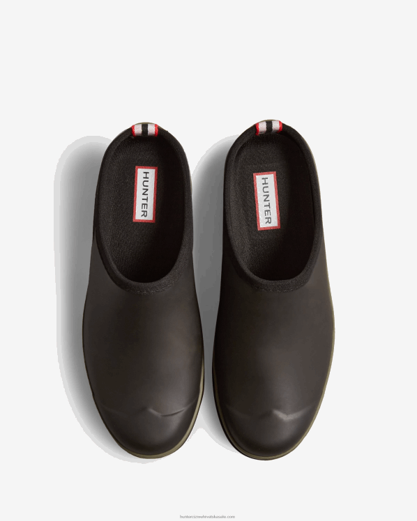 žene Hunter crna/urbano siva play speckle sole klompe FFP0T267