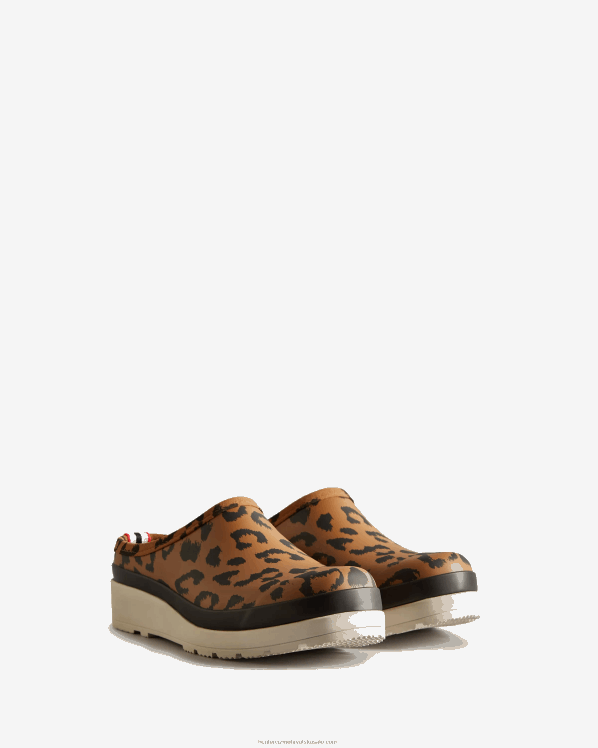 žene Hunter crno/lijevano igrajte hibridne klompe s leopard uzorkom FFP0T201