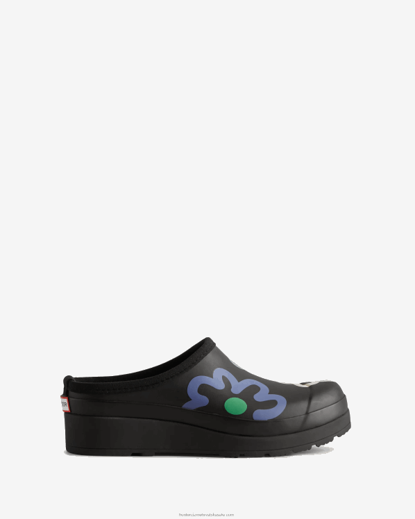 žene Hunter cvjetni pop print igrati cvijet pop print klompe FFP0T116