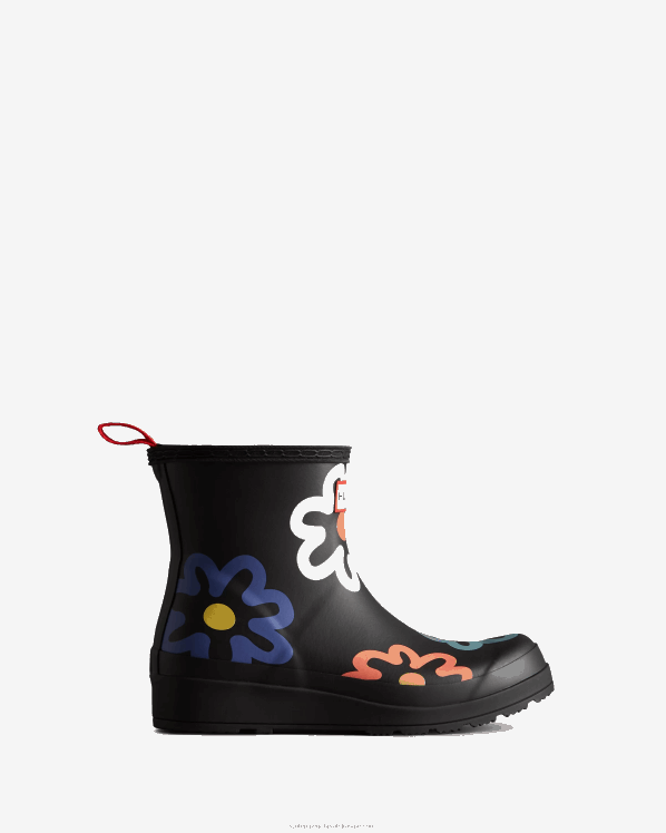 žene Hunter cvjetni pop print play kratke kišne čizme s cvjetnim printom FFP0T90