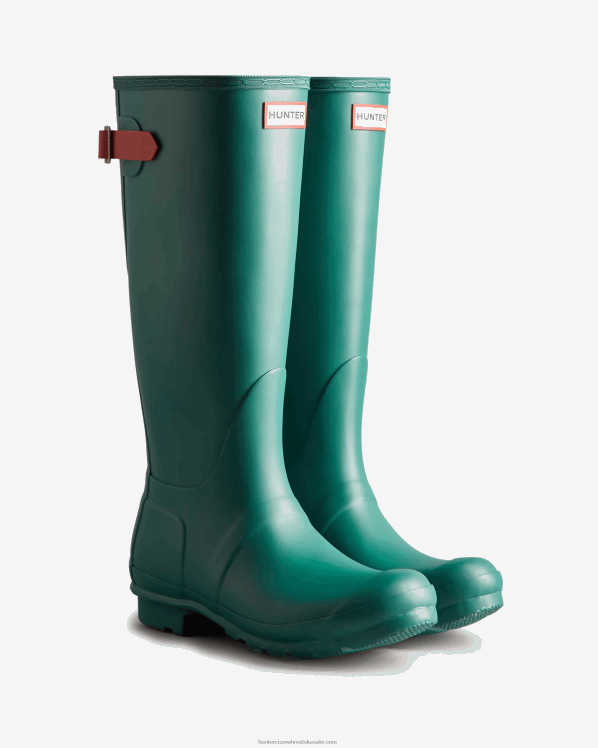 žene Hunter loch awe blue/glenmore rose visoke čizme za kišu podesive unazad FFP0T225