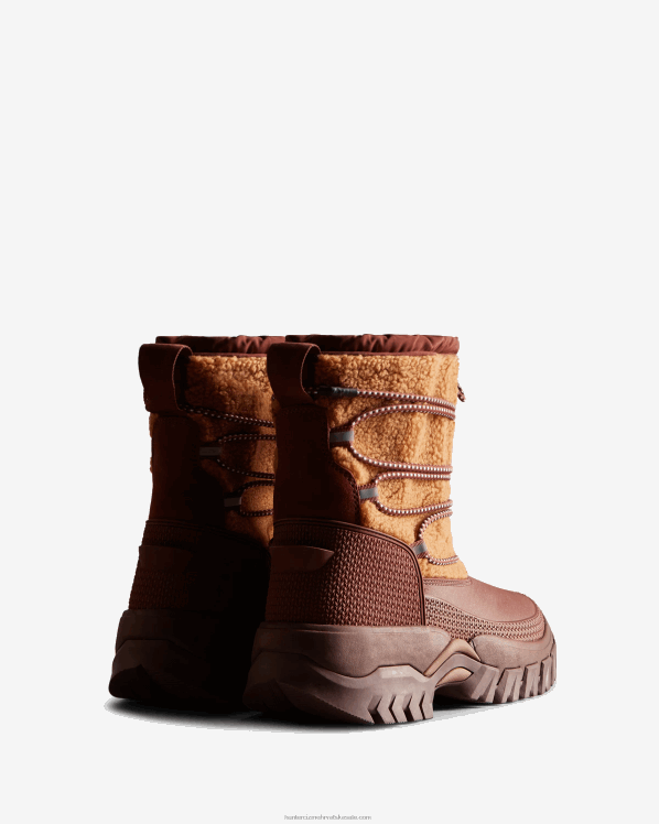 žene Hunter mawson creek/muted berry wanderer veganske izolirane kratke čizme za snijeg FFP0T304