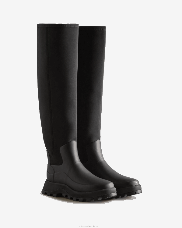 žene Hunter crno city ​​explorer visoke neoprenske čizme FFP0T196