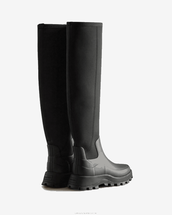 žene Hunter crno city ​​explorer visoke neoprenske čizme FFP0T196