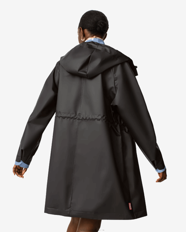 žene Hunter crno play vodootporna parka od prozirnog vinila FFP0T351