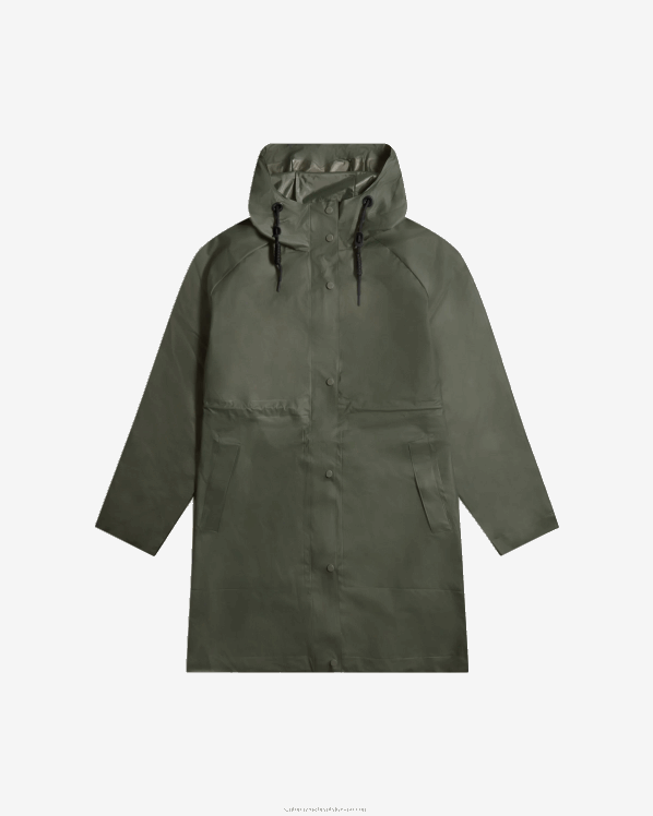 žene Hunter tamnomaslinasto play vodootporna parka od prozirnog vinila FFP0T350