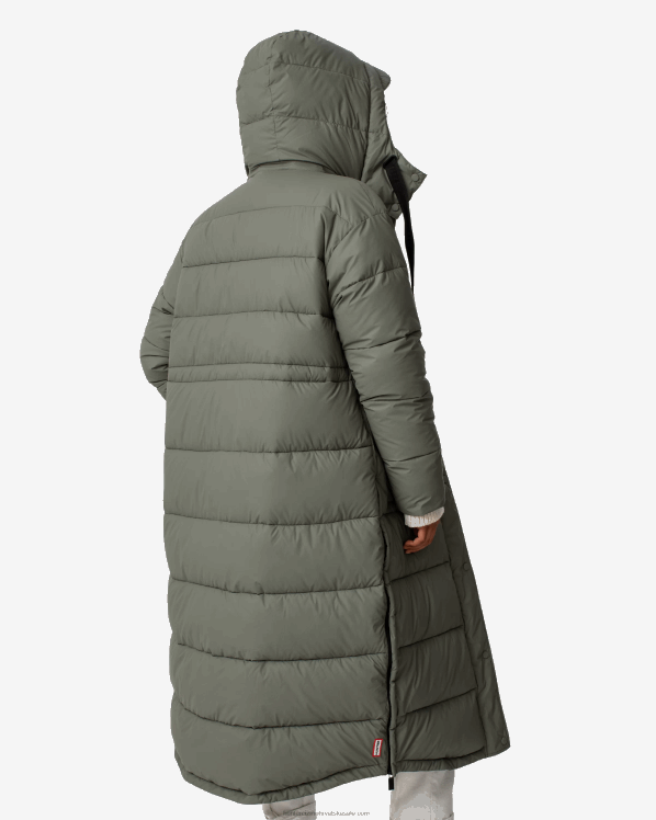žene Hunter urbano sivo intrepid izolirani dugi pufer kaput FFP0T364